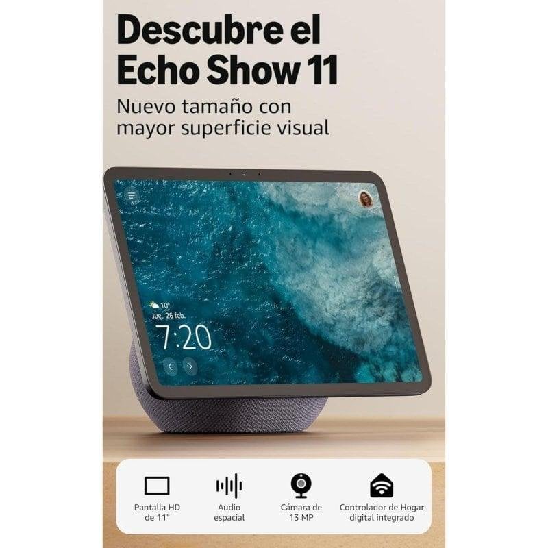 Amazon Haut-parleurs Amazon Smart Display Wi-Fi Bluetooth stéréo Alexa 11 pouces