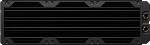 Corsair Hydro X Series XR5 360mm V2 Radiateur de Personnalisé – Compatible avec Les Ventilateurs iCUE Link – Supports de Ventilateur 3 x 120mm – Plaques de Protection à vis – Filetage G1 4 po – Noir