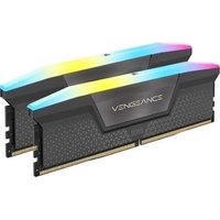 Corsair Mémoire RAM Corsair Vengeance RGB 16Go 2x8Go DDR5 6000MHz CL36 AMD EXPO Intel XMP Grey