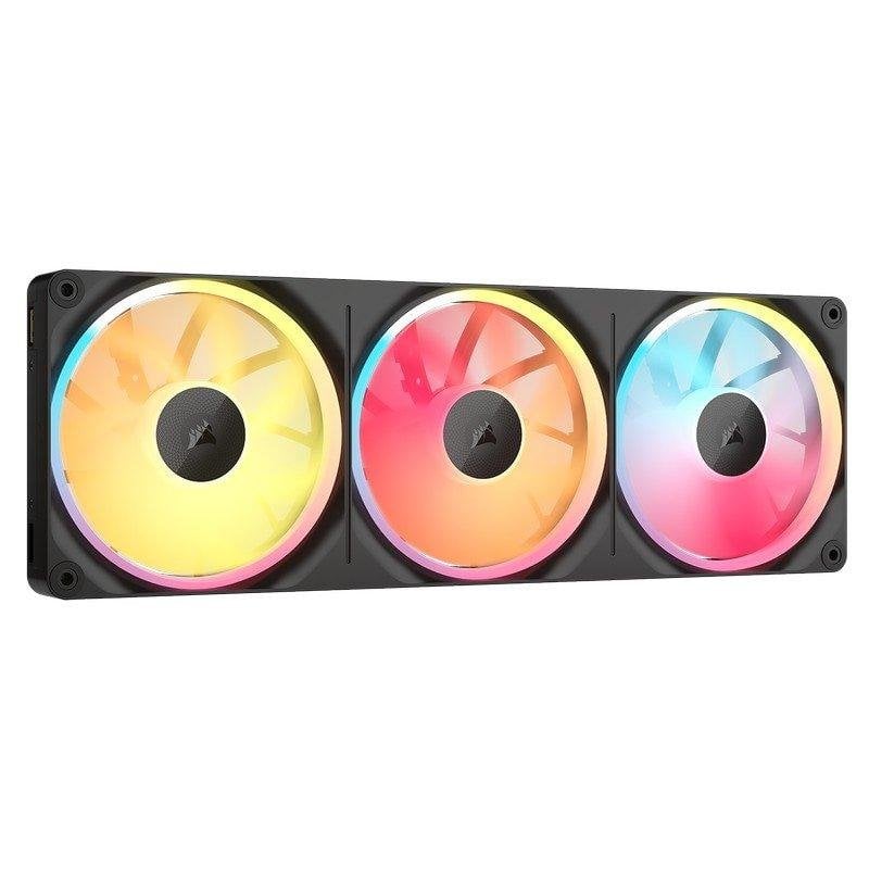 Corsair Ventilateur additionnel Corsair iCUE LINK LX360 RGB 360 mm 2400 tr min, pression statique cadre unifié
