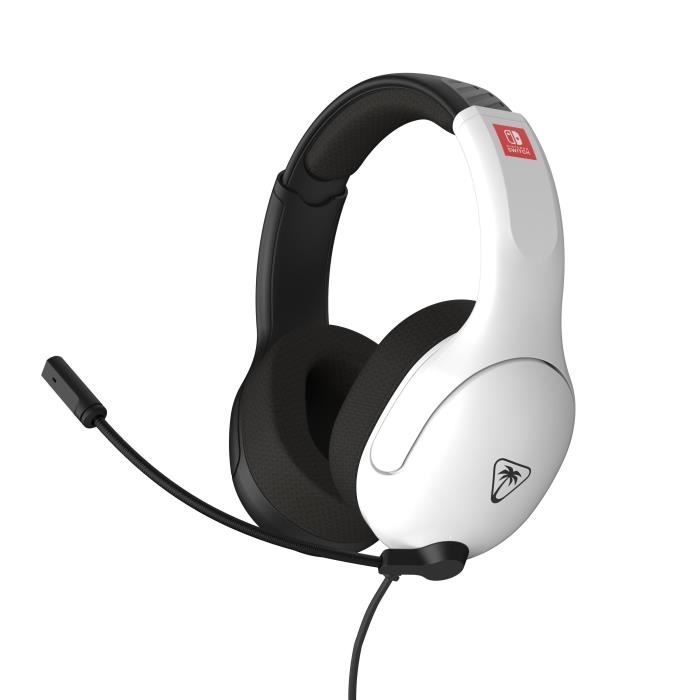 Casque Gaming filaire TURTLE BEACH Nintendo Switch Airlite Fit Black et White