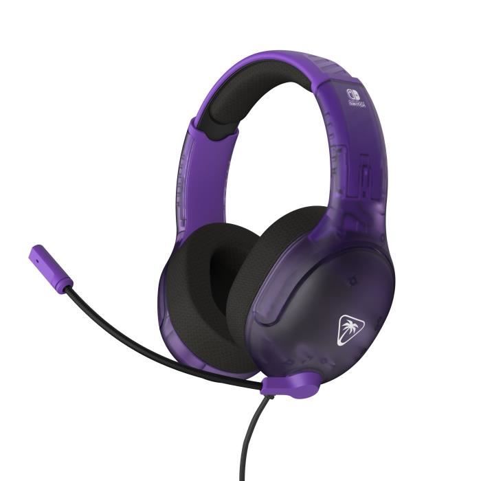 Casque Gaming filaire TURTLE BEACH Nintendo Switch Airlite Fit Purple Fantome