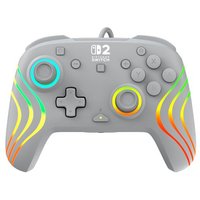 Manette gaming filaire Turtle Beach Afterglow Wave Grey pour Nintendo Switch 2