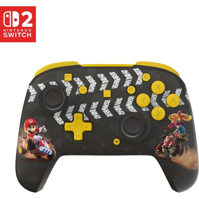 Manette de gaming RGB sans fil - Nintendo Switch 2 - Rematch Mario Kart World - Sans fil - Compatible Switch Switch Lite et OLED