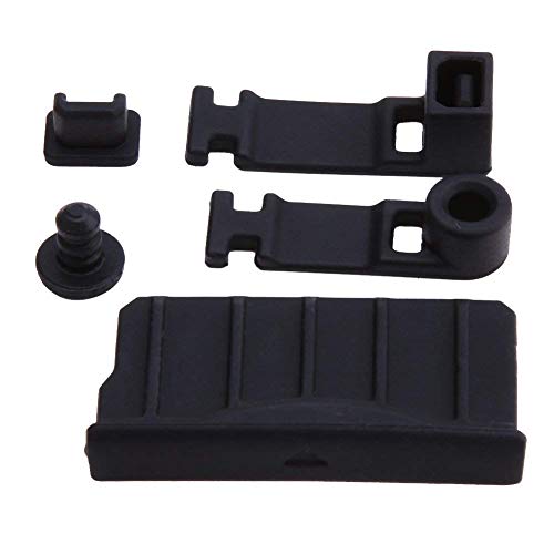 Bouchon Anti-poussière en Silicone pour Prise Jack 3DS 3DS XL LL New 3DS New 3DS XL LL (Noir)