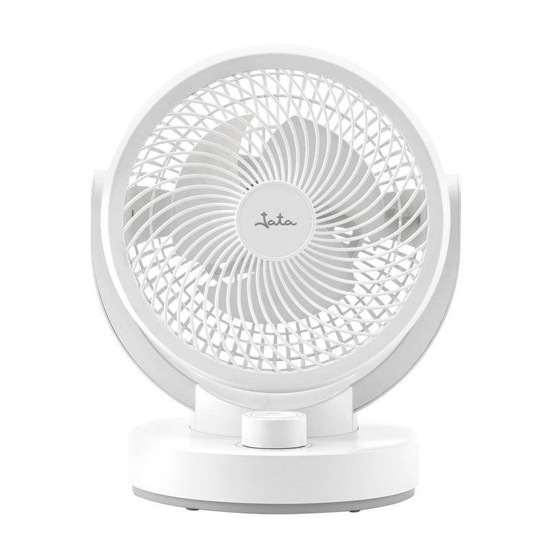 Jata Ventilateur de Table Jata JV3026 40W 3 Vitesses Oscillant Tête Inclinable Silencieux