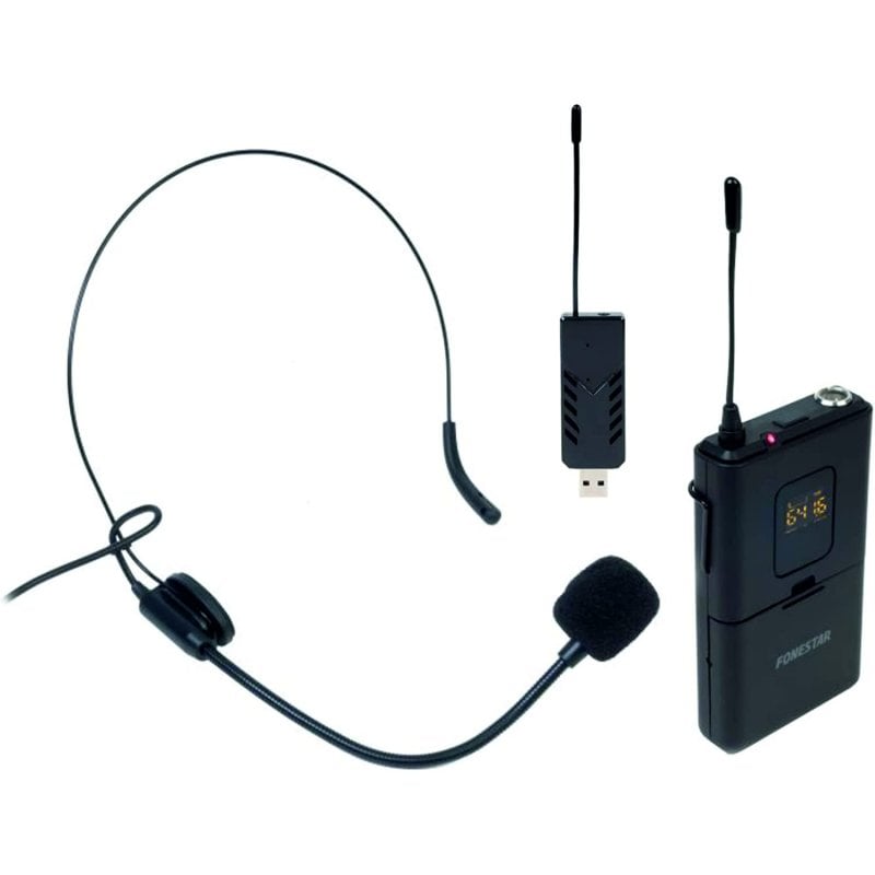 fonestar Fonestar WI-MIC Microphone de poche sans fil UHF USB