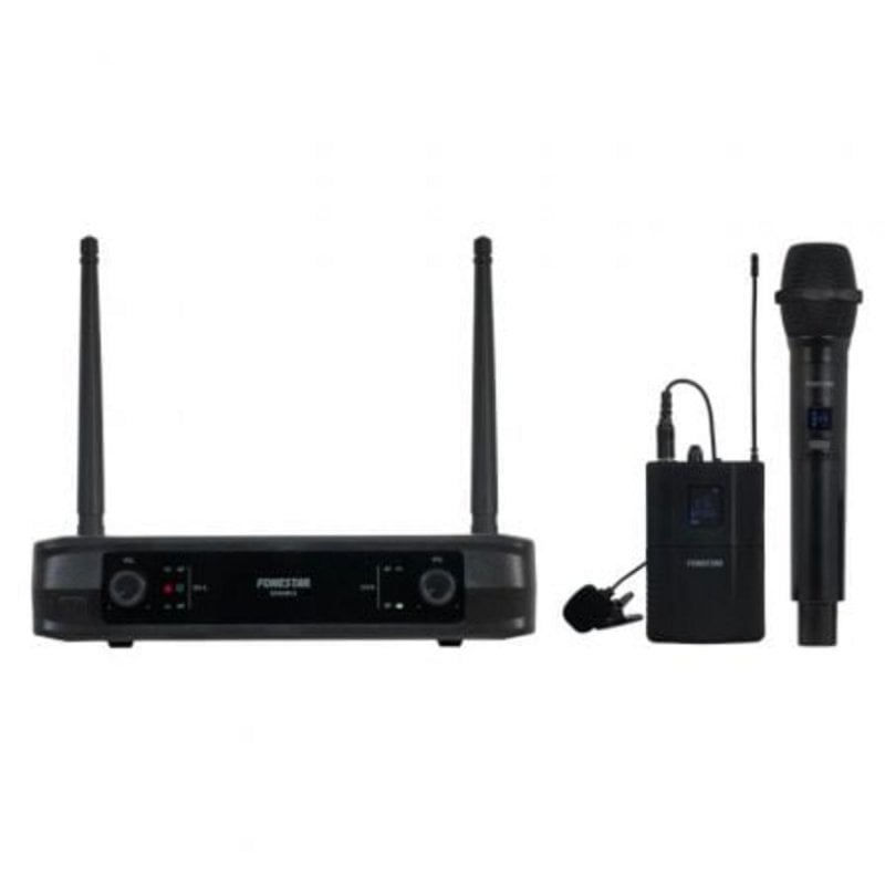 fonestar Micrófono Fonestar SONAIR-2MP UHF double main et petaca avec récepteur