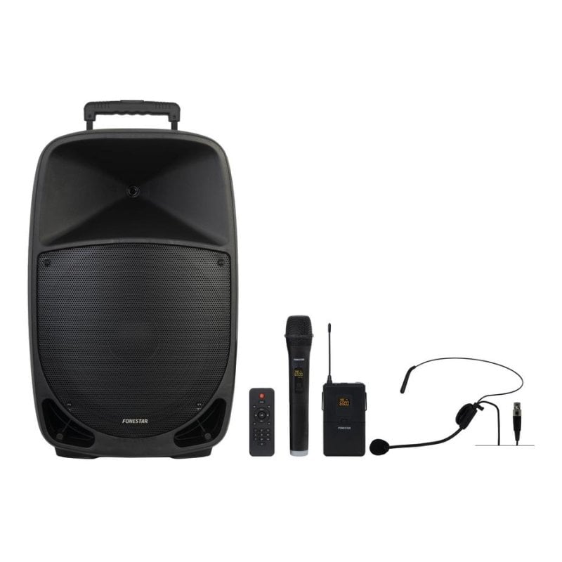 fonestar Haut-parleurs Fonestar portable filaire et Bluetooth 250W avec karaoké