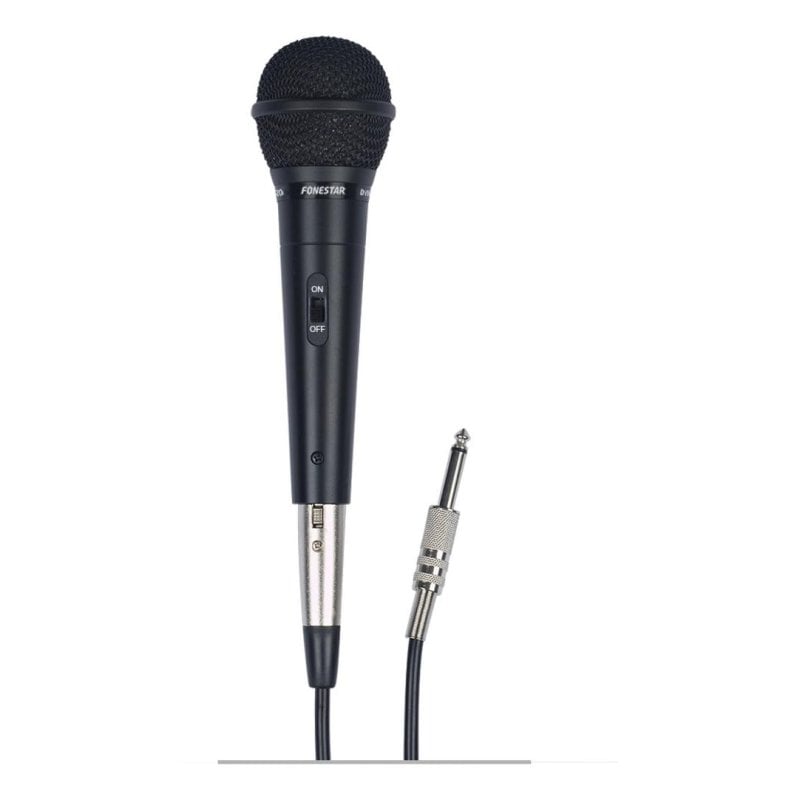 fonestar Microphone Fonestar FDM-1020 XLR dynamique avec interrupteur et étui