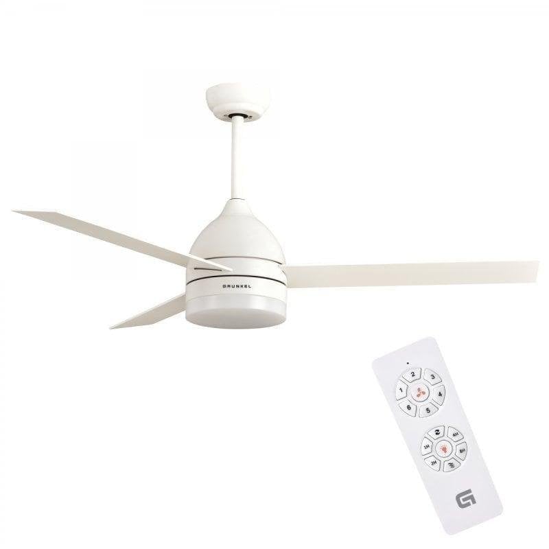 grunkel Ventilateur de Plafond avec Lumière Grunkel SKYECO-42 25W 106cm 6 Vitesses Télécommande Fonction Hiver