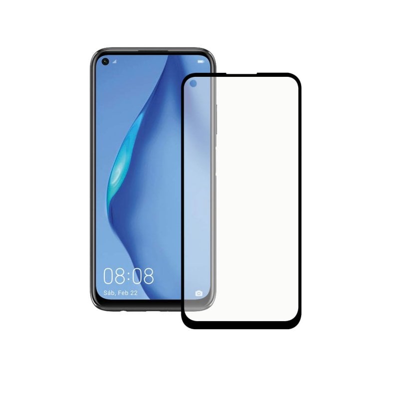 ksix Ksix Verre Trempé 9H Full Glue 2.5D Bord Black pour Huawei P40 Lite