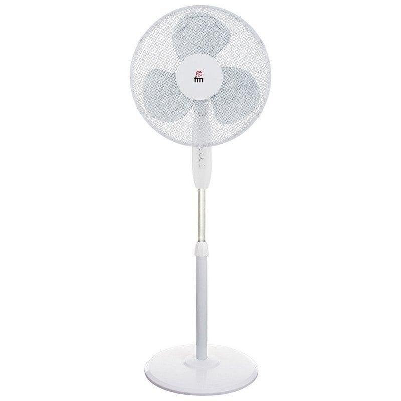 fm-calefaccion Ventilateur sur Pied FM Calefacción VP-40 45W 40cm 3 Vitesses Tête Orientable Hauteur Réglable