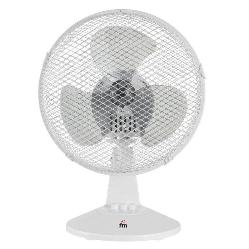 fm-calefaccion Ventilateur de Table FM Calefacción SB-123 25W 23cm 2 Vitesses Silencieux Oscillant