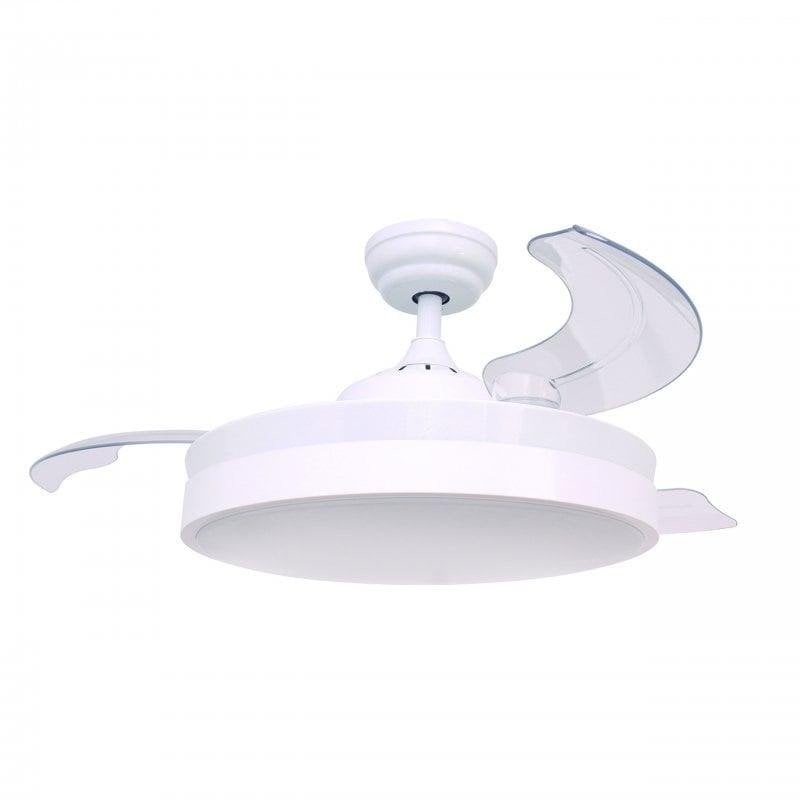 grupo-fm Ventilateur de Plafond avec Lumière Groupe FM VT-SENZA 36W 107cm Pales Rétractables Télécommande Minuterie