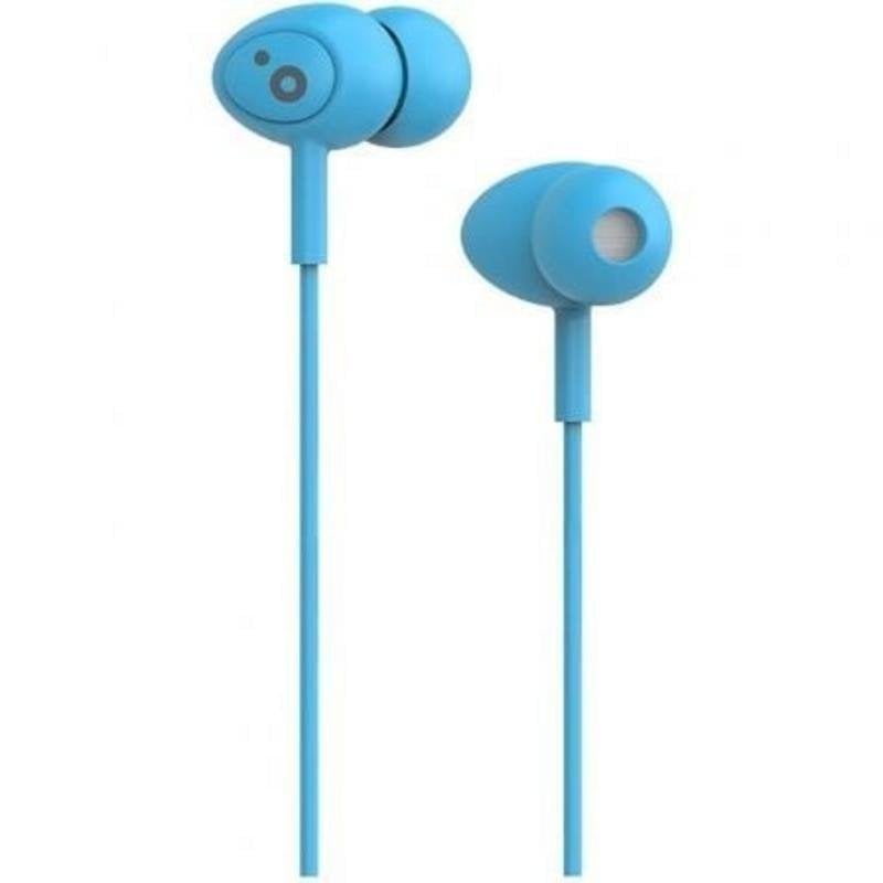 sunstech Auriculares Sunstech Pops avec câble jack 3,5 mm, micro intégré, intra-auriculaires, Blue