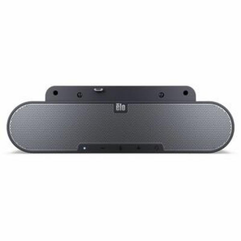 elo-touch-solutions Barre de Son ELO Edge Connect 1.0 3W USB Noire Installation Simple Connectivité USB