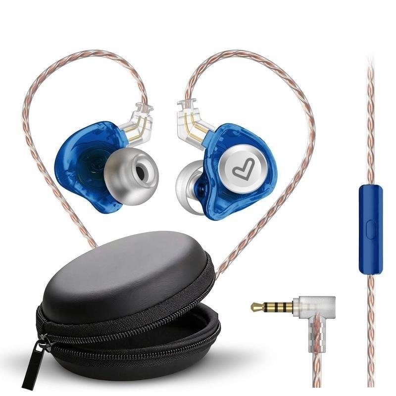 energy-sistem Écouteurs Energy Sistem Monitor filaires Minijack, micro et contrôle, Blue