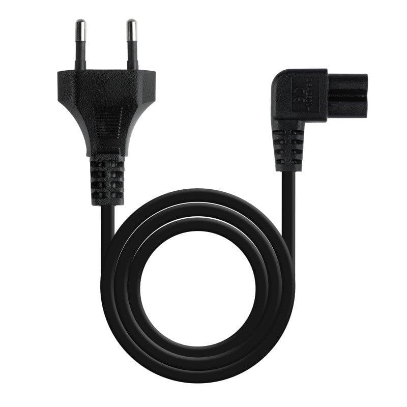 nanocable Câble Nanocable 3 m Alimentation Acodé CEE7 16 Mâle à C7 Femelle Black