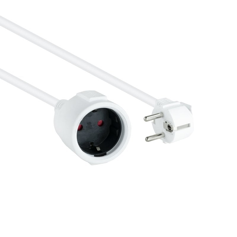 nanocable Câble d'extension Nanocable Schuko 5m White