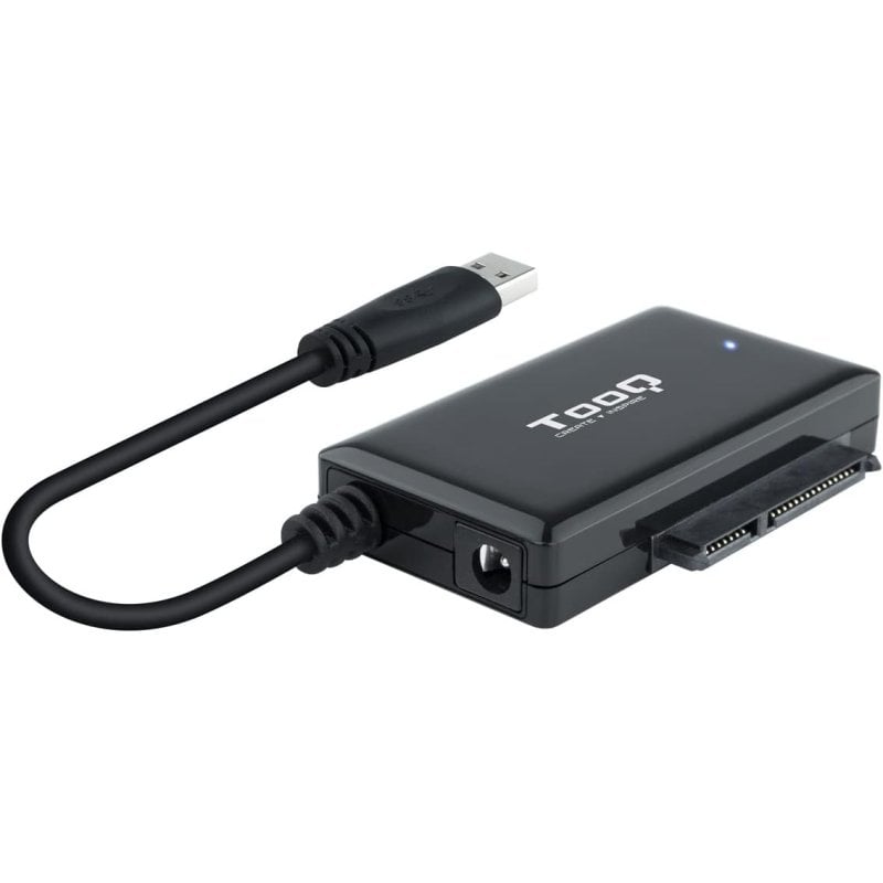 tooq TQHDA-01A Adaptateur de disque dur 2,5 3,5 SATA vers USB 3.0 avec alimentation