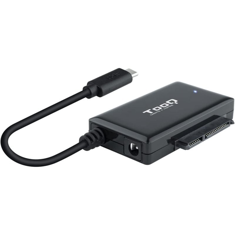 tooq TQHDA-02C Adaptateur de disque dur 2,5 3,5 SATA vers USB-C 3.0 avec alimentation