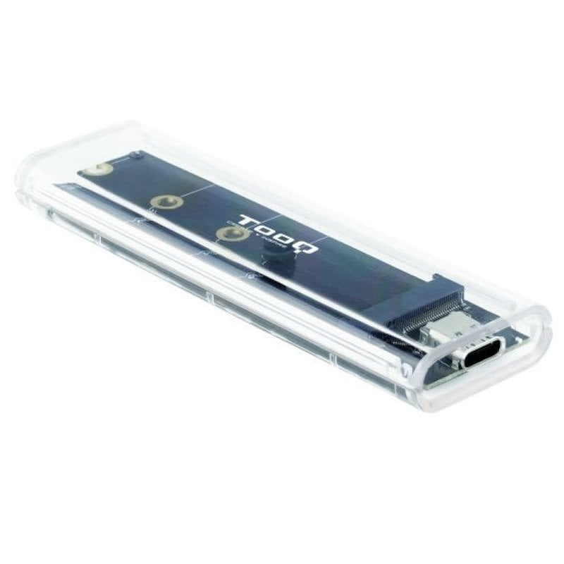 tooq TooQ TQE-2200 Boîtier de disques de stockage Enceinte ssd Transparent M.2