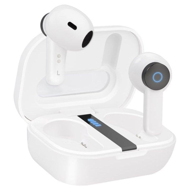 tooq Auriculares TooQ Bender TQBWH-0031W Bluetooth Inalámbricos Llamadas Música Blanco