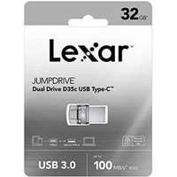 ClA� USB Lexar DUAL USB C USB A 3 0 FLASH DRIVE 32 Go
