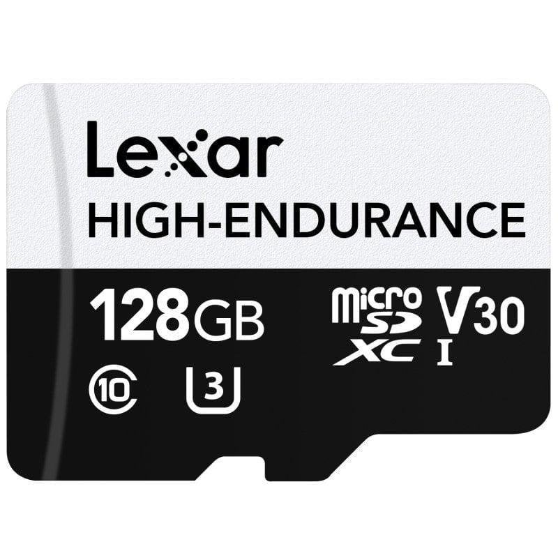 Lexar Carte MicroSD Lexar High-Endurance 128 GB UHS-I Classe 10 V30 U3