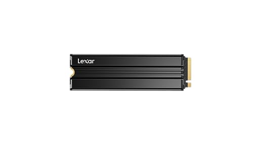 Lexar NM790 SSD avec dissipateur Thermique 1 to PCIe Gen4 NVMe M.2 2280, jusqu'à 7400 Mo s, Compatible avec PS5, pour Joueurs et créateurs (LNM790X001T-RN9NU)