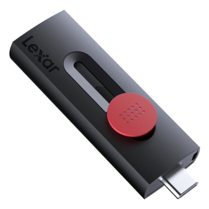 Lexar Clé USB coulissante Lexar 256 Go USB 3.2 Gen 1 Type-A Type-C Black 130 Mo s