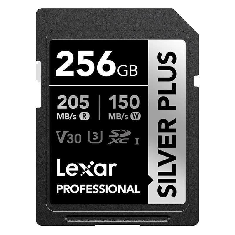 Lexar Carte SD Lexar Professional SILVER PLUS 256GB SDXC UHS-I V30 205MB s