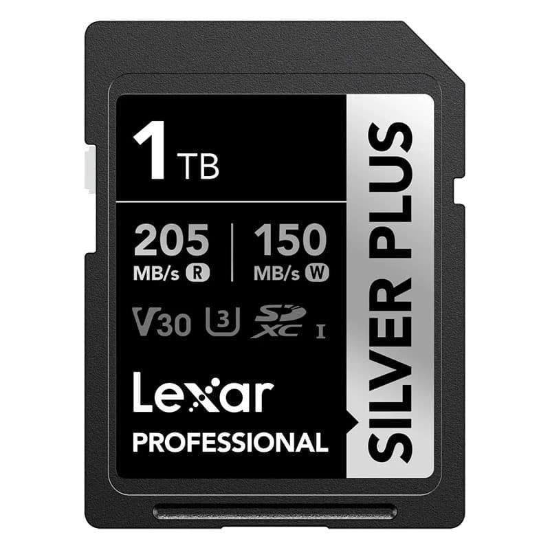 Lexar Carte mémoire Lexar Silver Plus 1TB SDXC UHS-I 205MB s V30 résistante