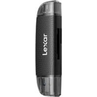 Lexar Lecteur de carte Lexar LRW310 double slot SD microSD USB-A C 205 Mo s Black