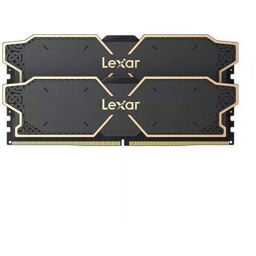 Barrette Memoire - LEXAR THOR - DDR5 6000 - CL38 1.3 V - 32 Go (2x16Go) - Dissipateur thermique - Black