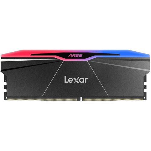 Barrette Memoire - LEXAR Ares - DDR5 6000 - CL28 1.35 V - 32 Go (2x16Go) - Dissipateur thermique RGB - Black