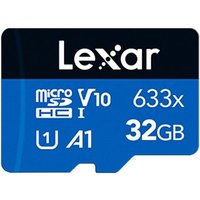 Lexar Micro SDHC 32Go Class 10 Adapt LMSBLPL032G-BNANG