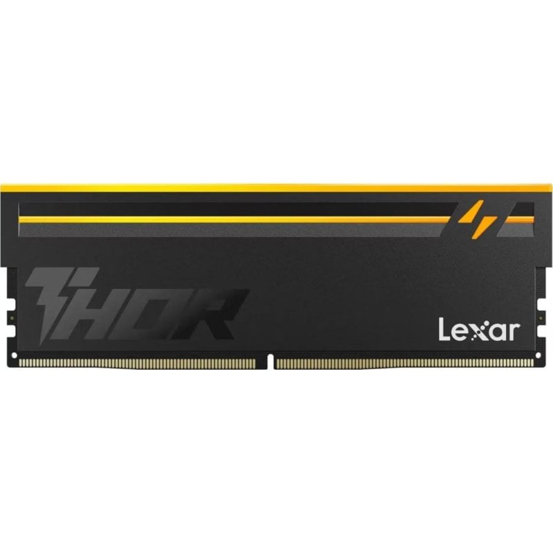 Lexar Mémoire RAM Lexar Thor RGB 2nd Gen 32Go 2x16Go DDR5 7200MHz CL38 AMD EXPO Black