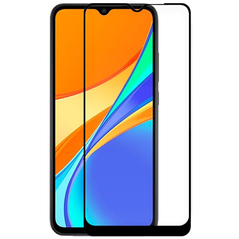 Cool Cool Full 3D Protecteur d'écran en verre trempé Black pour Xiaomi Redmi 9C