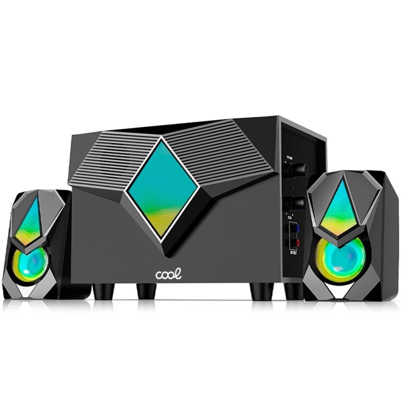 Cool Cool Enceintes Gaming 2.1 LED USB 15W