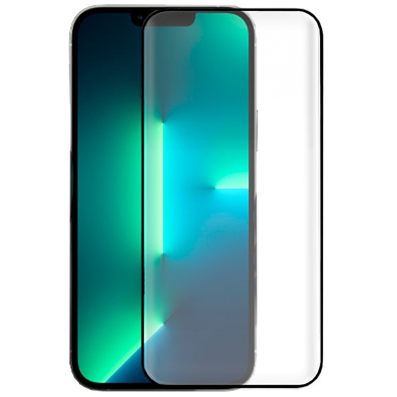 Cool Protection d'écran en verre trempé Black 3D intégral pour iPhone 13 13 Pro 16e 17e
