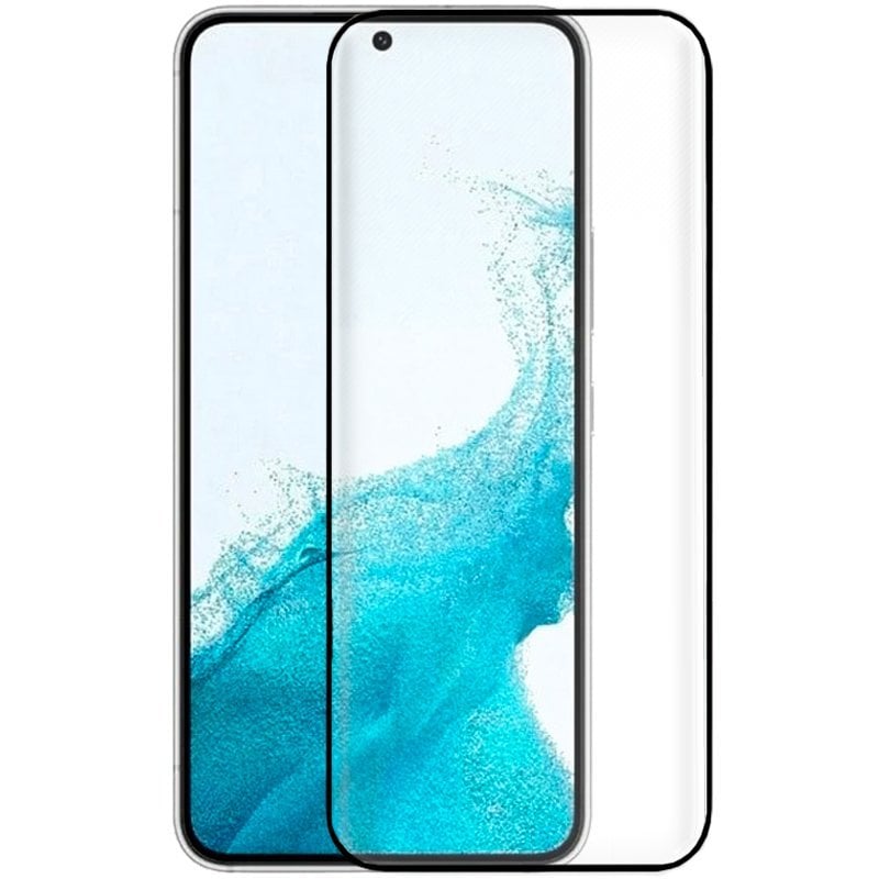 Cool Cool Full 3D Protecteur d'écran en verre trempé Black pour Samsung Galaxy S22 S901