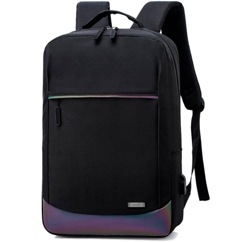 Cool Reflective Laptop Backpack jusqu'à 16 Black