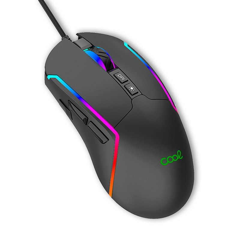 Cool Souris de jeu USB Cool Strip RVB Black