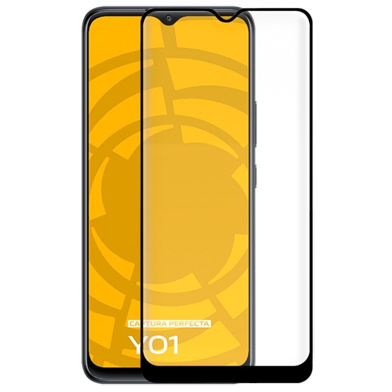 Cool Cool Full 3D Protecteur d'écran en verre trempé Black pour Vivo Y01