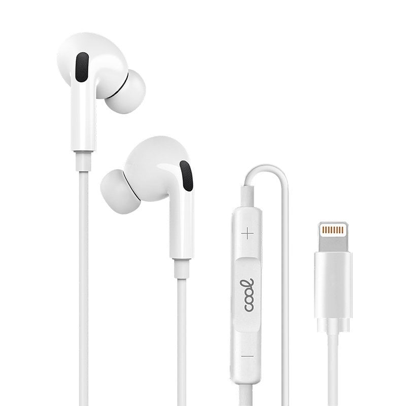 Cool Cool casque stéréo avec microphone pour iPhone White