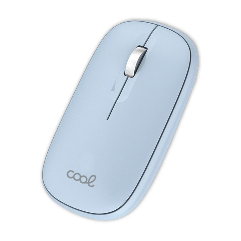 Cool Souris sans fil Cool Slim 2-en-1 (Bluetooth adaptateur USB) Blue clair