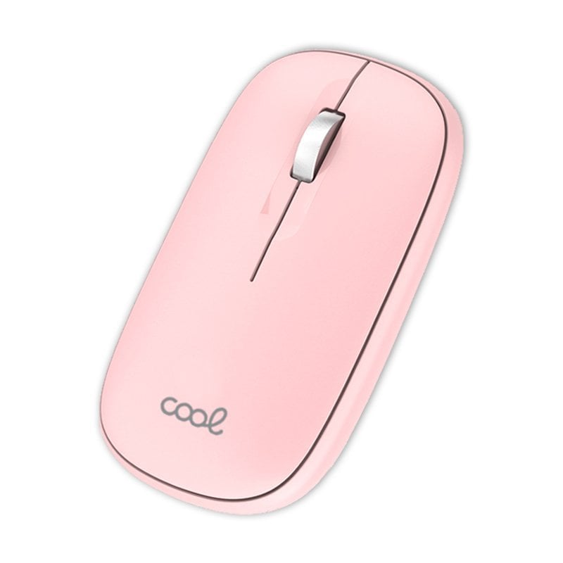 Cool Souris sans fil Cool Slim 2 en 1 (Bluetooth Adaptateur USB) Rose
