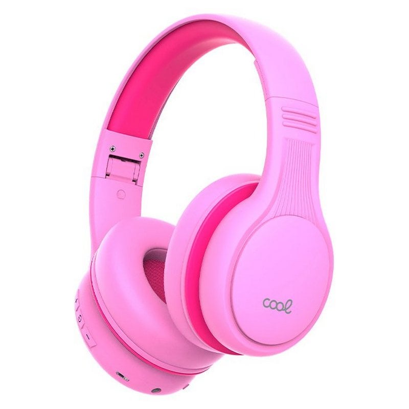 Cool Cool Kids Écouteurs Bluetooth pour Enfants avec Limiteur de Volume Rose